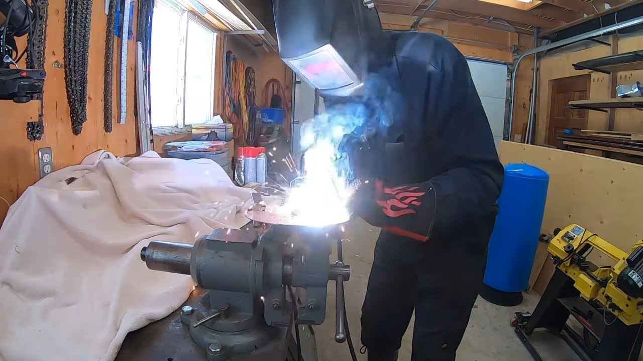 525 Warning Light LED Beacon Install.Kubota LX2610 Cab Tractor. Part 1- The Mount. outdoors