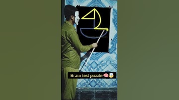 one line drawing challenge puzzle game tricky brain test cartoon miniwood art #shorts #viralvideo