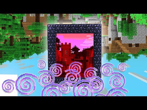 THE UPSIDE DOWN MINECRAFT DIMENSION