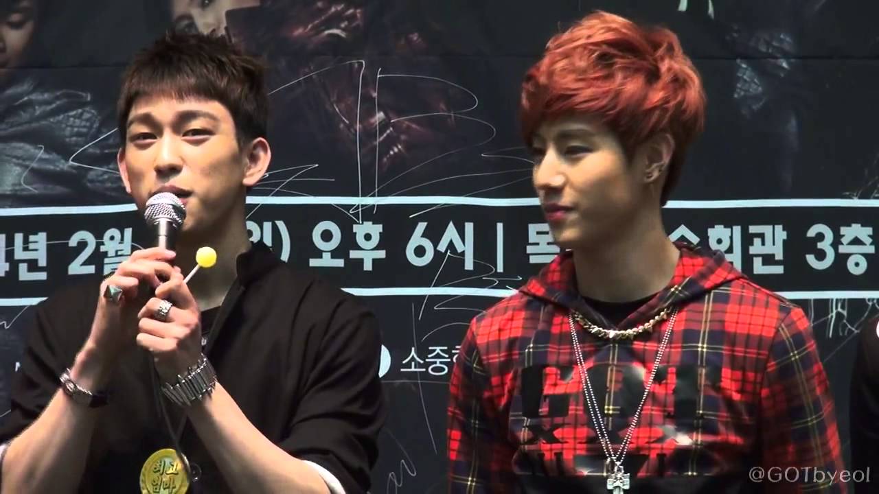 [Fancam][140209] GOT7 Mark & Jr focus [3rd fansign in mokdong]