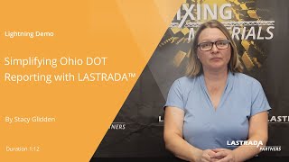 Ohio DOT Reporting Made Simple with LASTRADA™