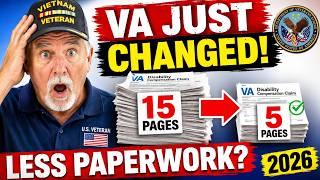 VA JUST ANNOUNCED Veterans Could Get Benefits With LESS PAPERWORK VA Disability 2026