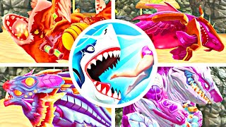 HUNGRY SHARK WORLD - ALL ISLANDS DEATHS