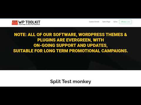 Split Test monkey | WordPress Tools | WordPress Themes