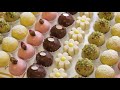 بنيون بعدة أذواق راح تبهري بيه ضيوفك ليمون مع جوز الهند بيستاشيو توت احمر شوكولا