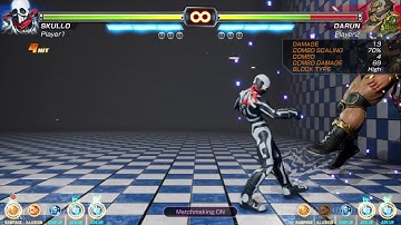 FIGHTING EX LAYER BETA (DEMO) Skullomania Combo 1