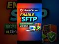 Make SFTP Server on Normal PC 🔐 | Ubuntu SSH (Shorts)