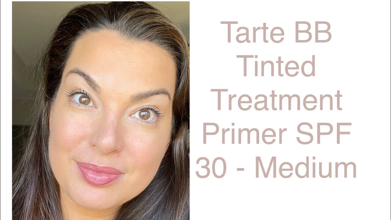Tarte bb blur tinted moisturizer treatment primer spf 30 - medium - review & tutorial 