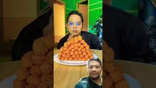 busyeettt!! makan cabe apa gorengan ini? #mukbang #streetfood #review #videolucu #foodie