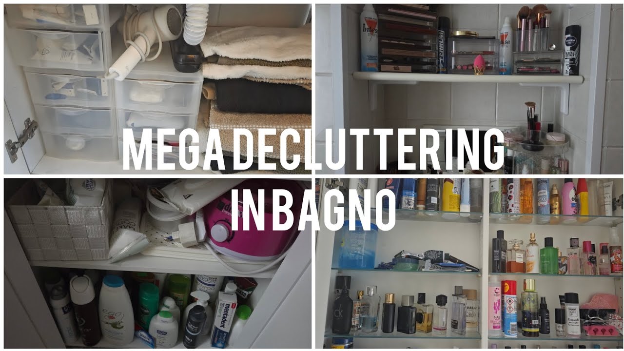 Mega decluttering in bagno