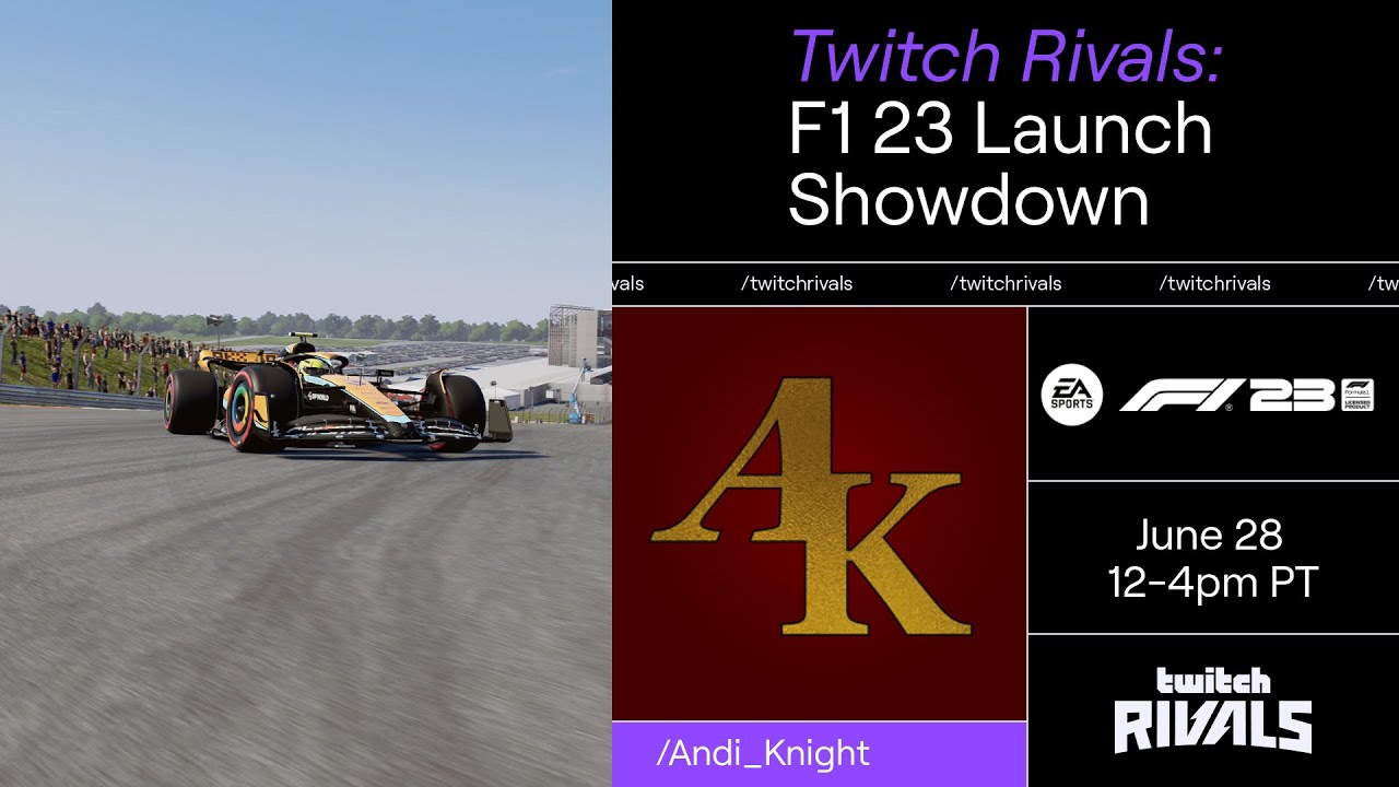 Twitch Rivals F1 23 Launch Showdown – MRFBK