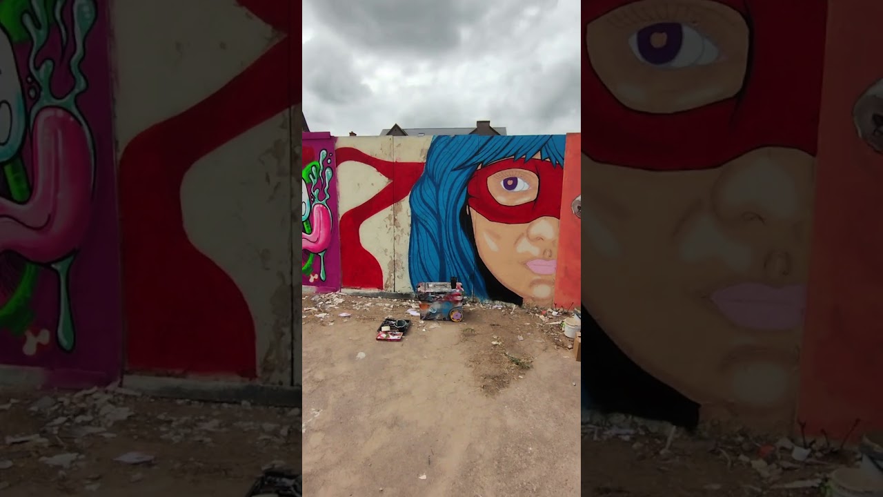 Lets Paint a Mural | Cheltenham UK | #streetart #mural #popart
