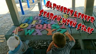 Playmat Alphabet Letter Search At The Playground With Silas