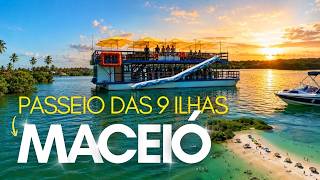 🌴Passeio das 9 ILHAS em MACEIÓ Alagoas com PREÇOS! O passeio mais esquecido de Maceió! 🚤✨