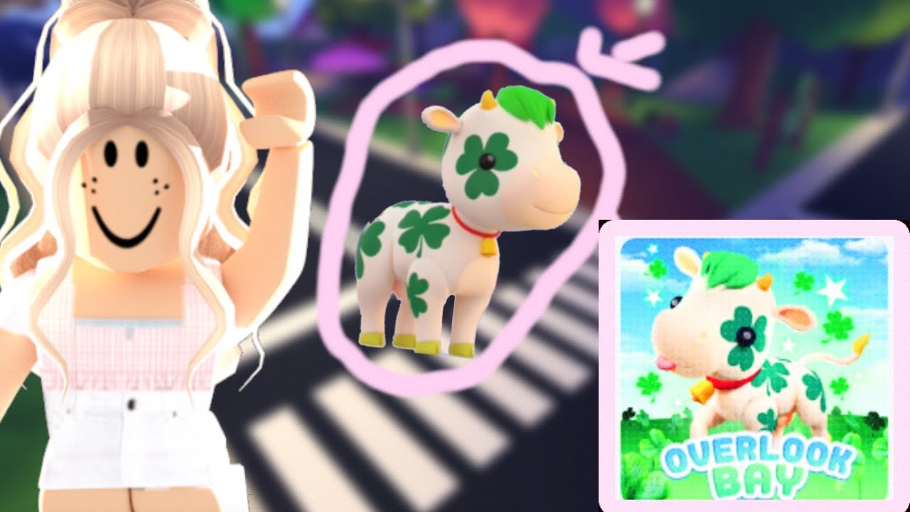 Overlook Bay updated! New CLOVER COW! Roblox Overlook Bay!