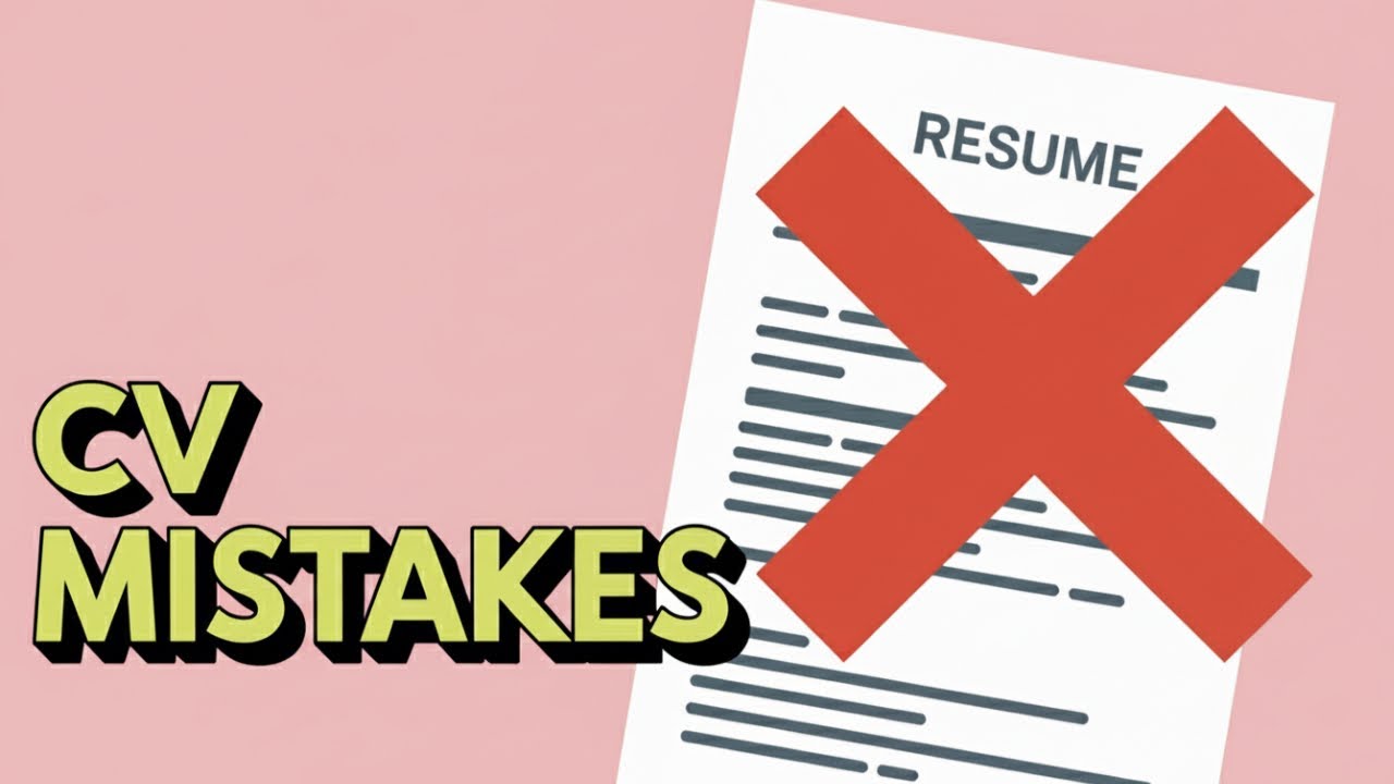 How to Fix Common CV Mistakes