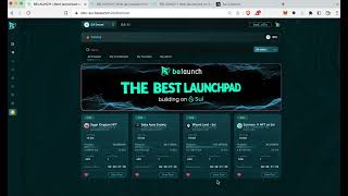 Create token & Join pool BeLaunch (devnet)