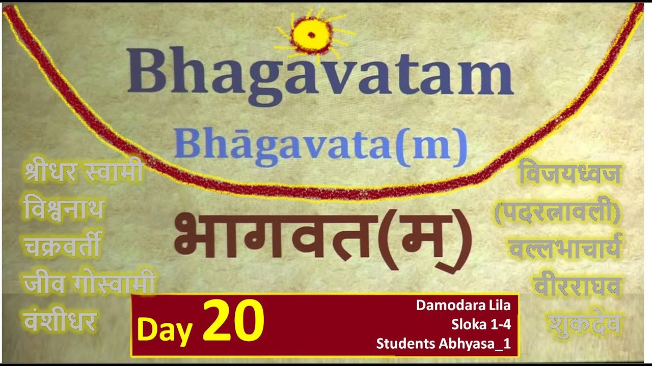 SB Tika, Day_020, 2025-01-08, 1300, Sloka 1-4, Students Abhyaasa_1
