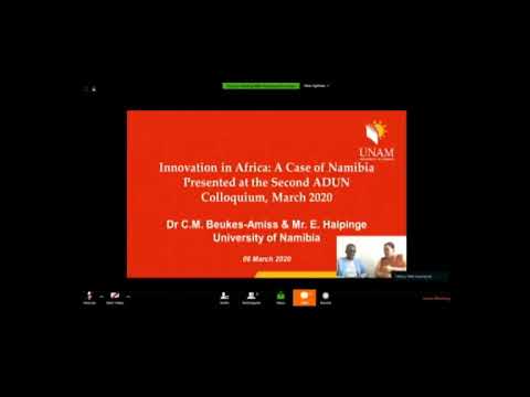 ADUN panel discussion: Centre for Open, Distance and eLearning (CODeL), University of Namibia