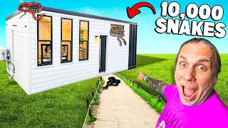 10,000 Snakes in A Tiny House
