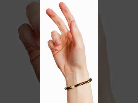 Women's Mocha Brown Crystal Bracelet