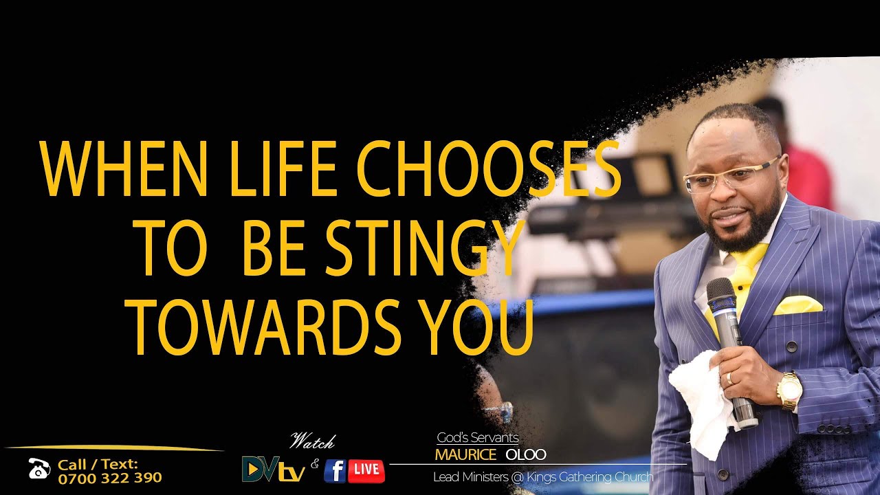 WHEN LIFE CHOOSES TO  BE STINGY TOWARDS YOU