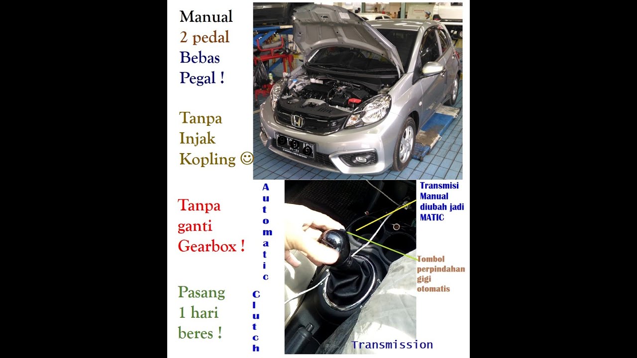 Viral kenn..Brio ajaib swap Transmission ACT 2 Pedal AjaibTanpa ganti