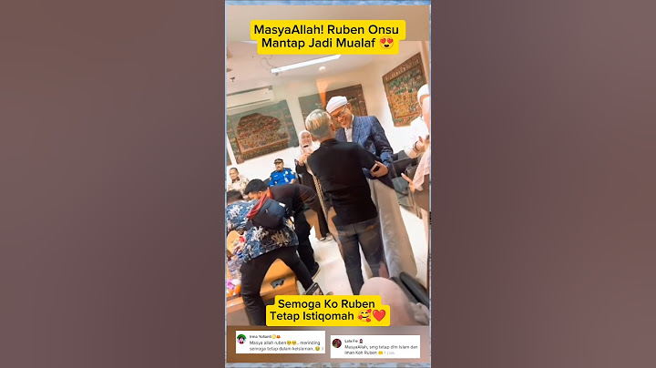 MasyaAllah! Ruben Onsu Mantap Jadi Mualaf 😍❤ #rubenonsu #desiratnasari #ruben