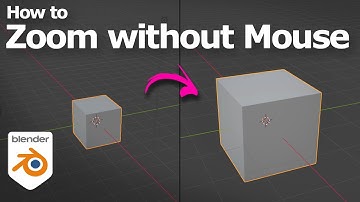 How to zoom in Blender without mouse wheel