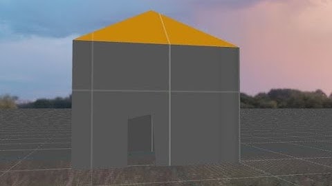 How to make a triangle roof Hammer 2 tutorial.