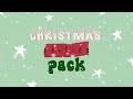 Christmas Editing Pack | Christmas Music, Overlays, Backgrounds and More