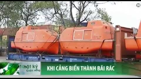 VTC14 Hàng nghìn container  rác  tại các cảng biển