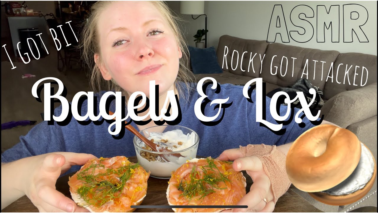 BAGELS & LOX 🥯 ~ ASMR MUKBANG Relaxing Eating Sounds