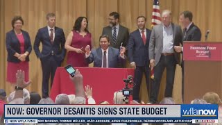 Gov. DeSantis departs without taking questions from media after Uvalde, Tulsa shootings