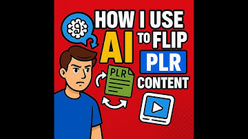 How I Use AI to Flip PLR Content into Digital Products