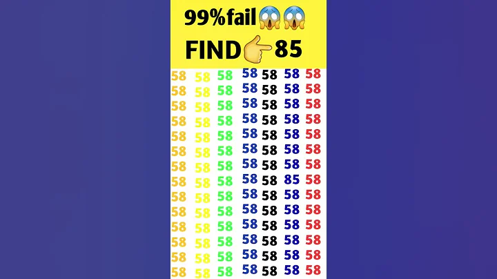find the number 85 #puzzle #geniusmindset #mathstricks #iqtest #mathpuzzle #maths #viral #shorts