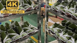 how to make highheeled leather pumps and highheeled sandals in manufacturer | China souring agent