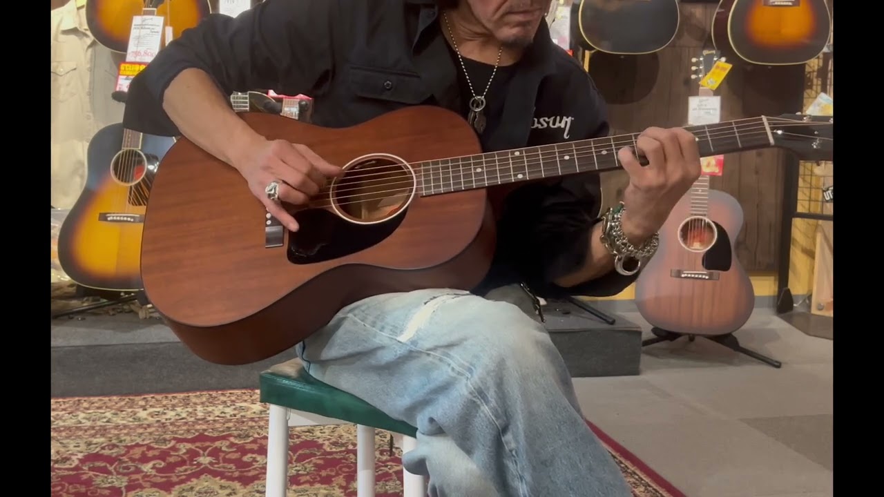 試奏動画】Gibson LG-2 All Mahogany Faded Natural #22335020 - YouTube