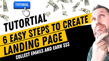 6 Easy steps to create your own landing page to collect emails and Skyrocket your biz! #builderall