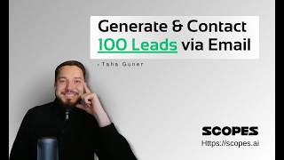 Generate Contact 100 Leads per Day via Email Web Scraping Cold Outreach