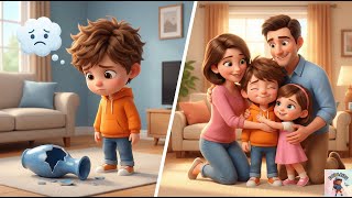Max and Zoey Family Stories | Episode 5 | Max breaks the Vase | Dodakids | Kids Animated Cartoon