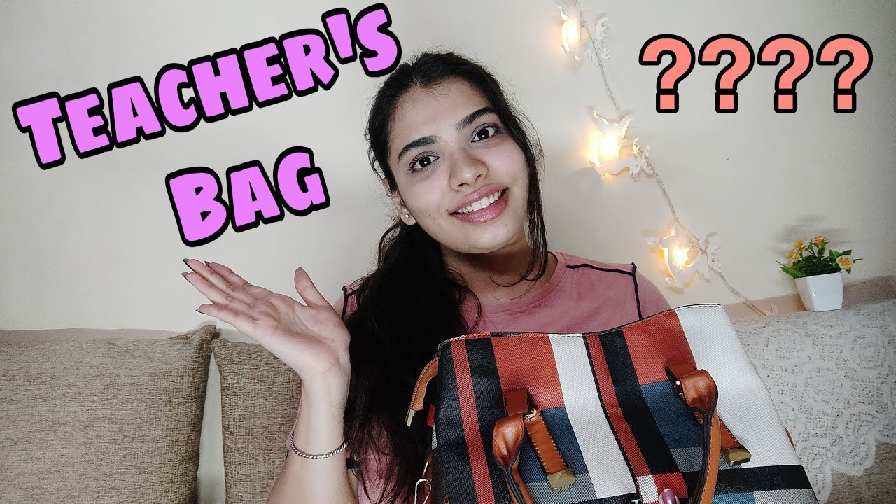 What's in my teacher bag/ teacher's essentials 🤔🤨 - YouTube