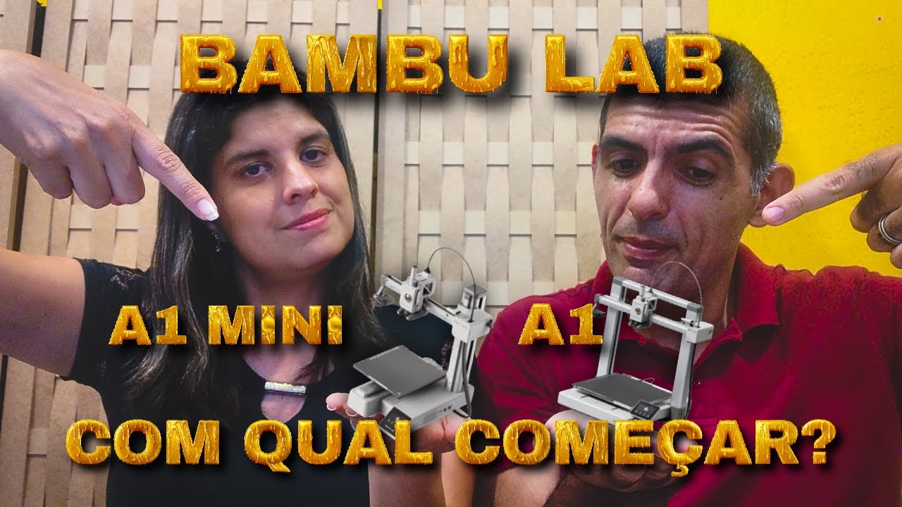 Primeira impressora 3D: Bambu Lab A1 ou A1 Mini?