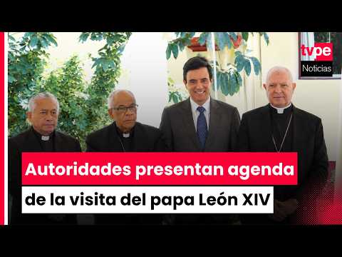 ¡Todo listo para León XIV! Presentan preparativos y símbolos oficiales de su visita al Perú