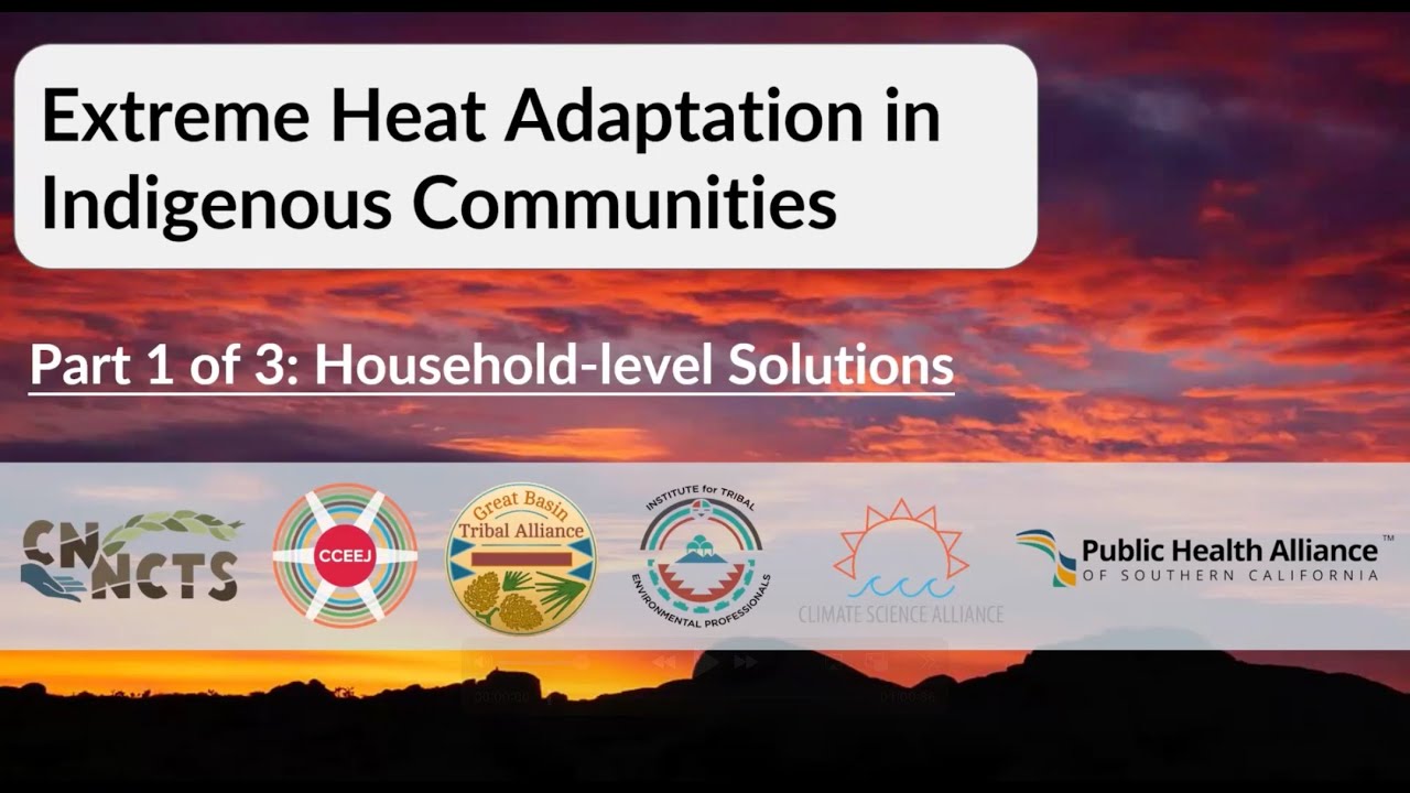 Extreme Heat Adaptation in Indigenous Communities Part 1: Household-level Solutions