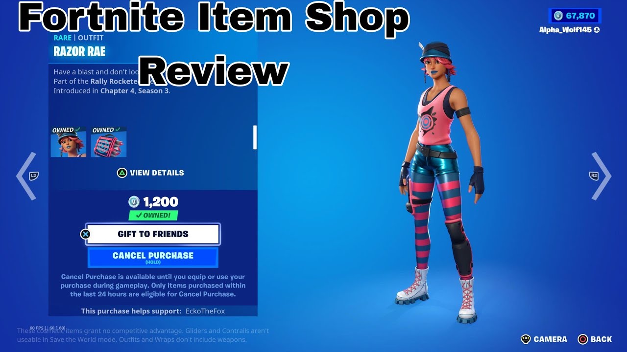 Fortnite: Item Shop Review [July 1st, 2023] New Razor Rae Outfit ...
