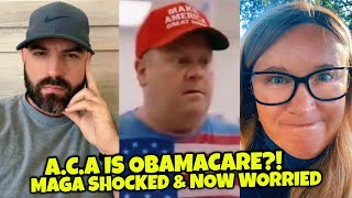 MAGA FURIOUS After Finding Out Obamacare is A.C.A - And They're Losing Both!