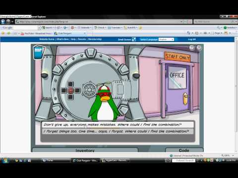 Club Penguin Cheats November 2009: Secret Game For Mission 3 