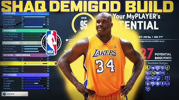 *NEXT GEN* BEST CENTER BUILD NBA 2K21! SHAQ DEMIGOD REP GRINDING BUILD WILL DOMINATE 2K21!