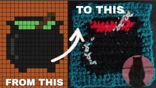 How To Turn Any Pixel Grid Into Crochet Tapestry Crochet